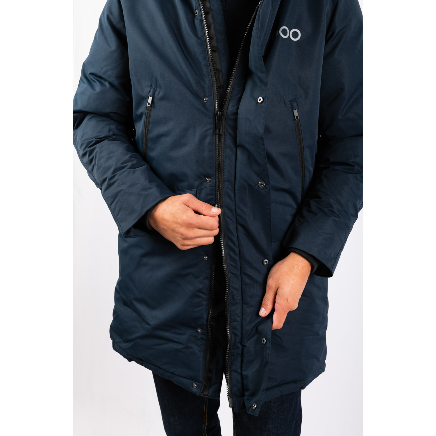 Chaqueta San Sebastian Long Jacket marca ECOON - Azul