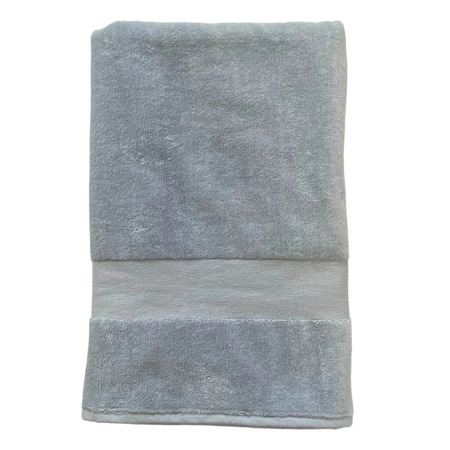 Serviette de bain L éponge velours unie - Classy Quarry - 500g/m²
