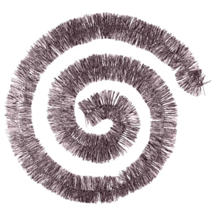 Guirlande de noël large bord festonné manoir 75x4x2m