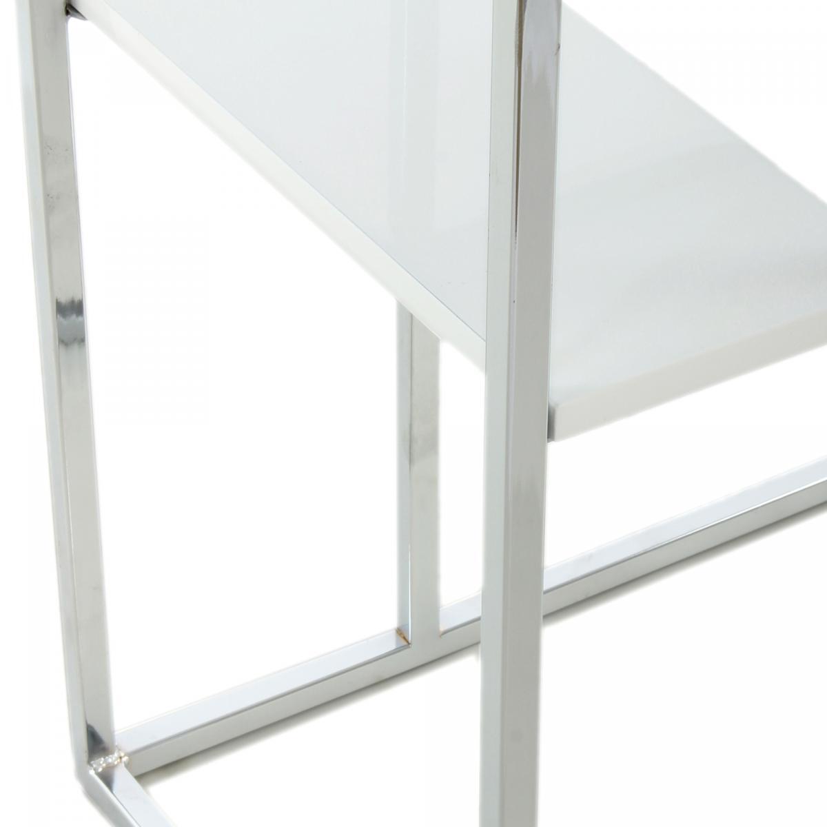 Table basse fait main en acier inoxydable MUVA