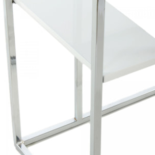 Table basse fait main en acier inoxydable MUVA
