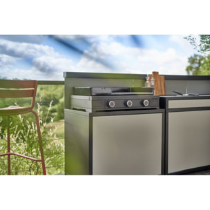 Plancha gaz FORGE ADOUR modern G 75 A N