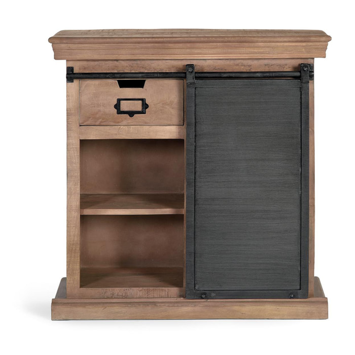 Aparador de Madera de Mango Estilo Industrial Moderno