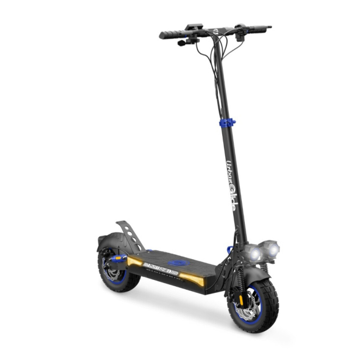 Trottinette Électrique UrbanGlide eCross ONE Bleu – 48V 10,4Ah – Autonomie 50km – Tout-Terrain