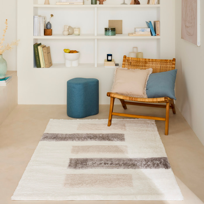 KARENA - Tapis moderne design géométrique en polypropylène