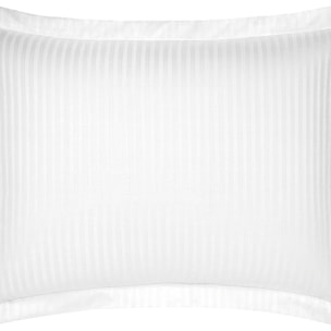 Lot de deux taie d'oreiller 100% satin coton amboise