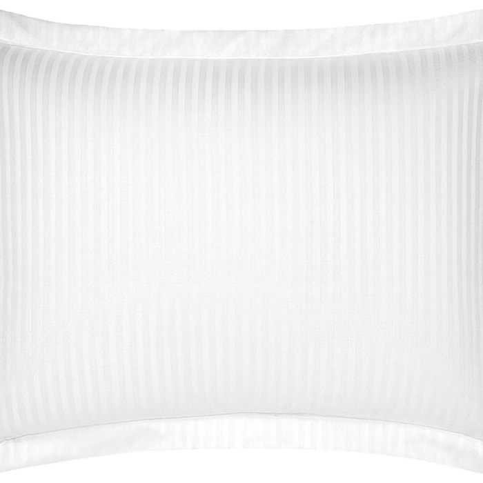 Lot de deux taie d'oreiller 100% satin coton amboise