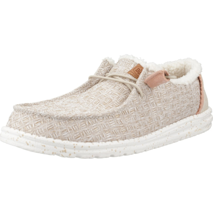 Zapatos Casual Mujer de la marca HEY DUDE  modelo WENDY WARMTH White