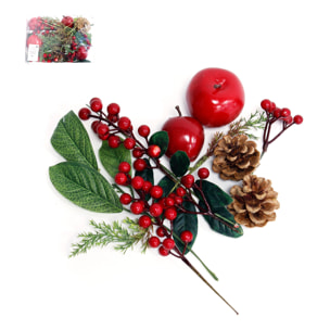 DECORAZIONE IN RATTAN NATALE (36)