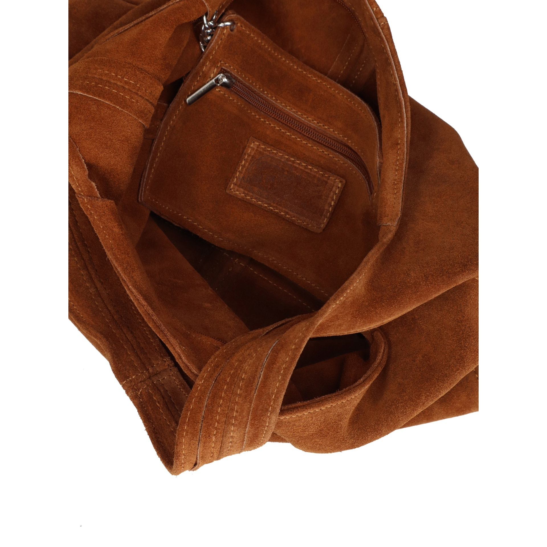 Borsa a mano da donna Made in Italy - Modello Valeria Chic - 100% pelle - 40.0 x 35.0 x 15.0 cm