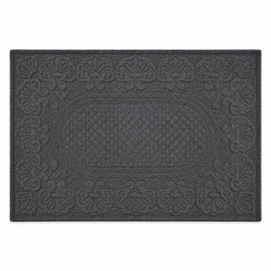 Set de table boutis - Gris anthracite
