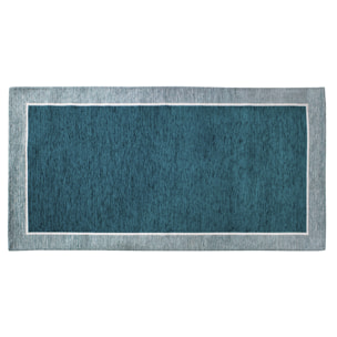 TAPPETO ARREDO DIS.ROMA PETROLIO 140x200 CM CON ANTISCIVOLO