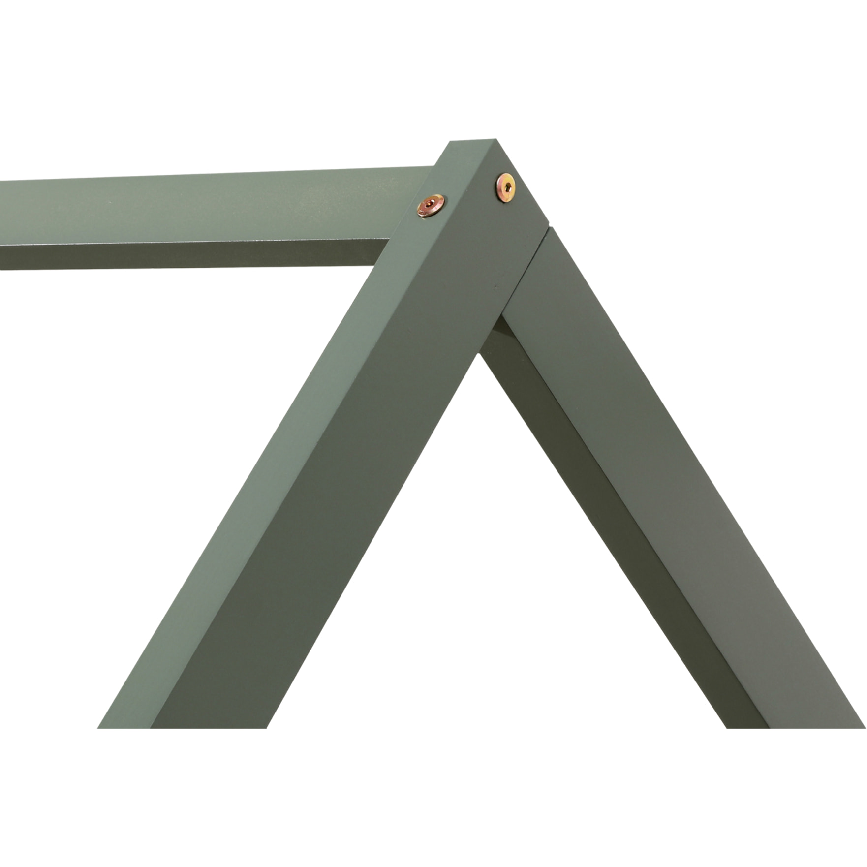 Lit cabane gigogne pour enfant 190x90cm vert MARCEAU