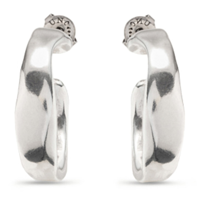 Pendiente Open your mind PLATEADO U