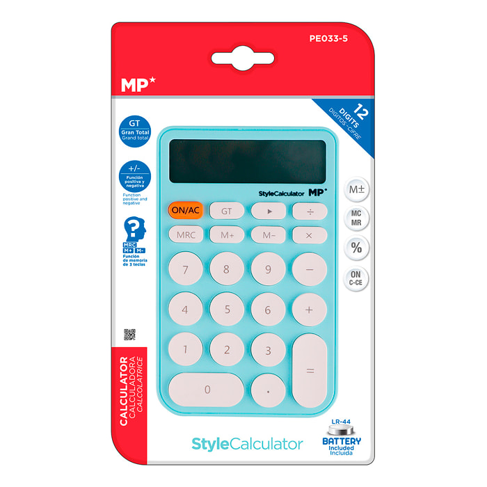 CALCULADORA STYLE CELESTE