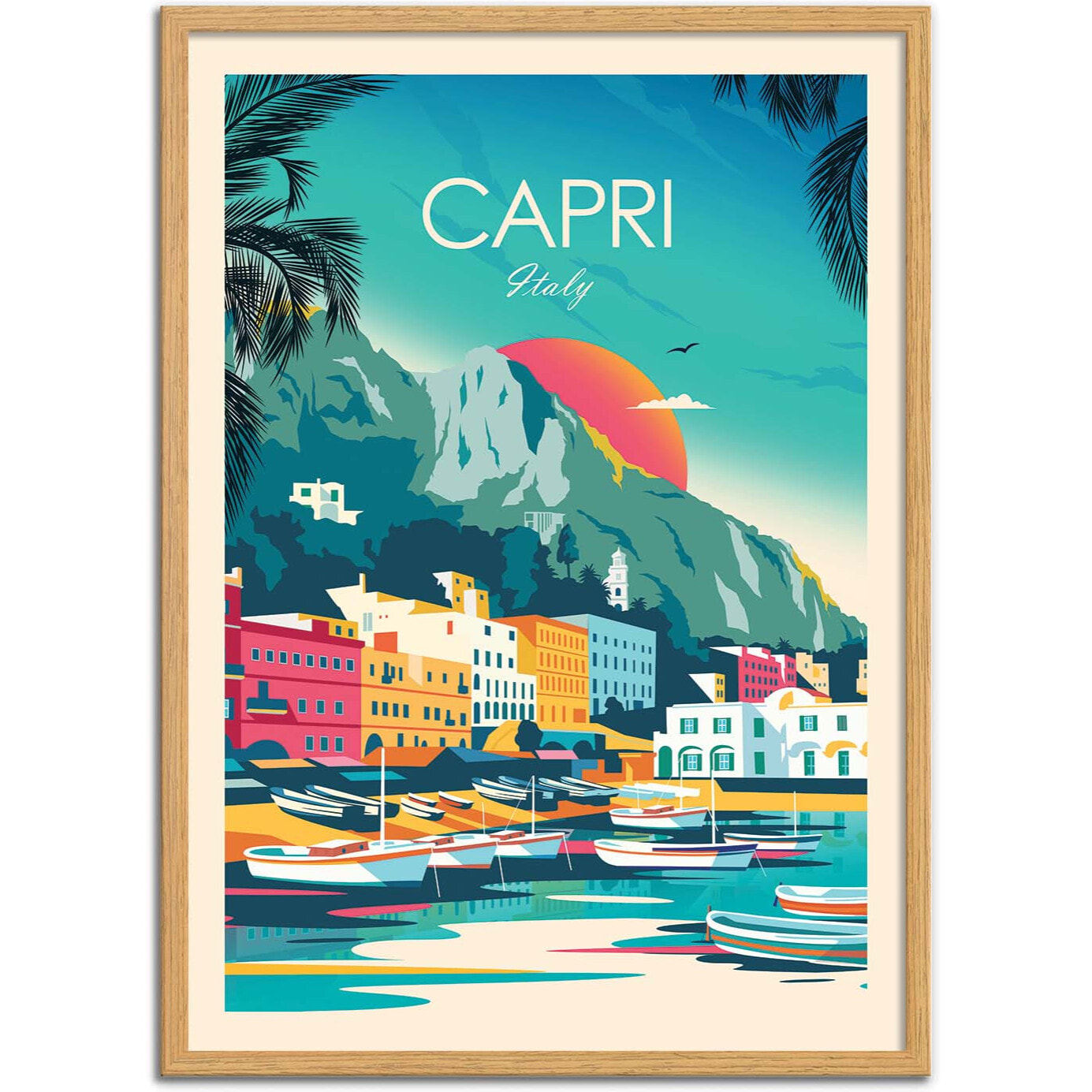 Affiche - Capri Italy - Studio Inception