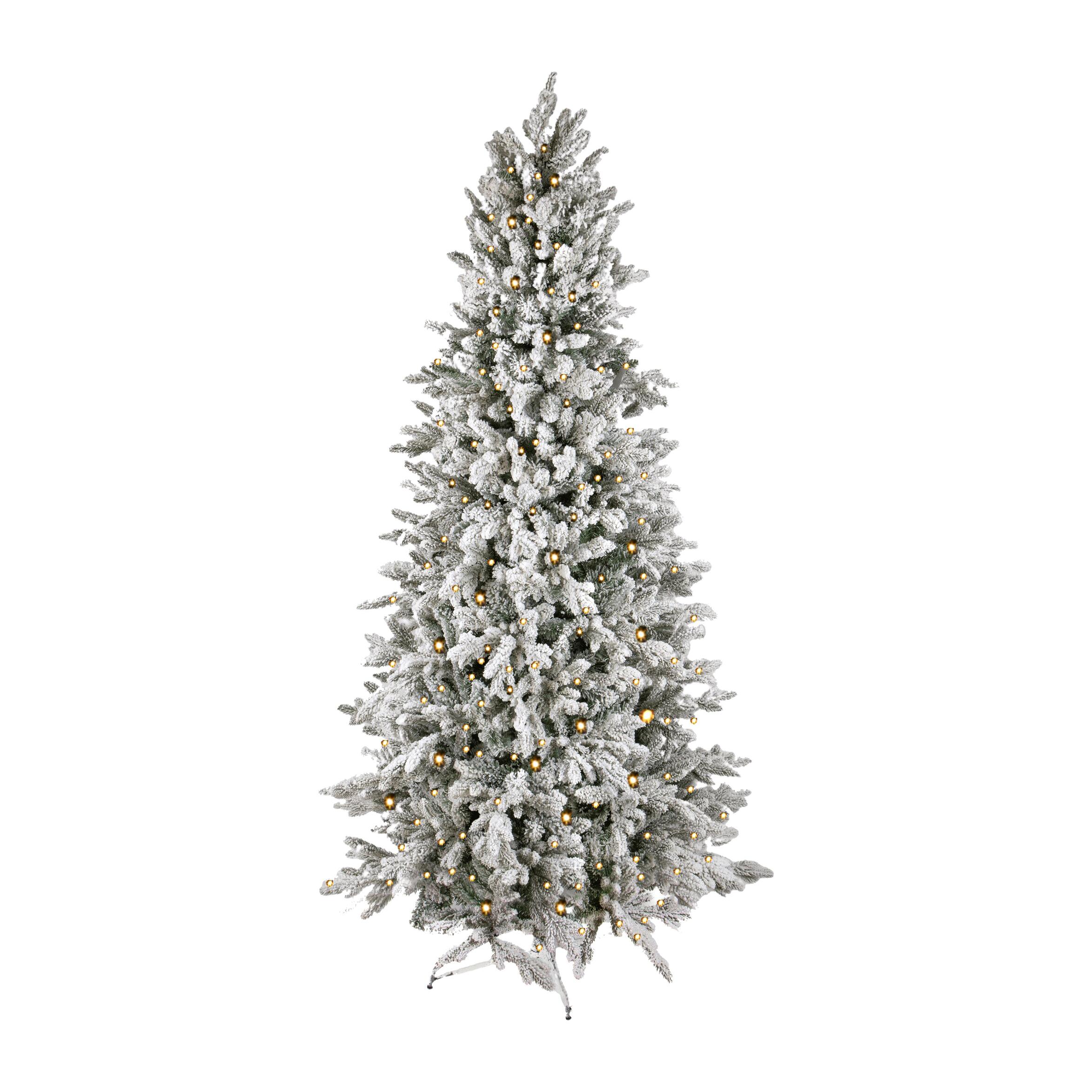 200 ab.cervino med con neve 450 led 746/t - Pezzi 1 - VERDE - Bianchi Dino SpA