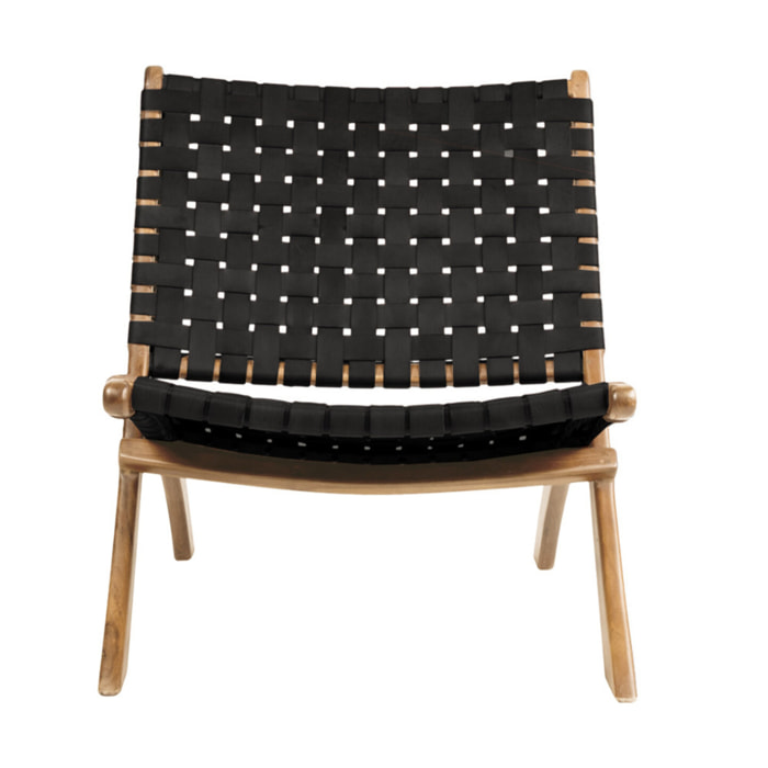 Fernando - fauteuil - en simili - Noir