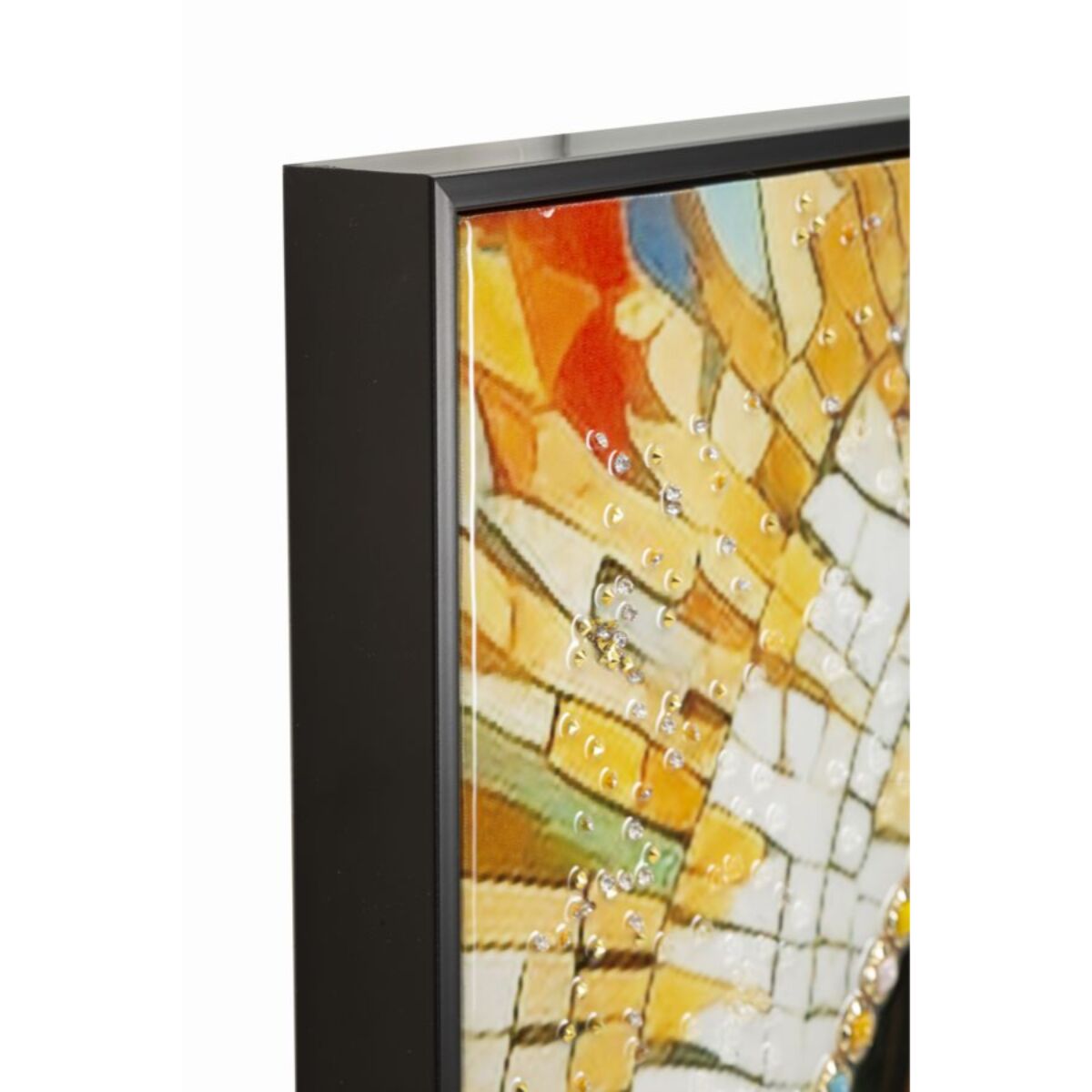 DIPINTO SU TELA LACCATO MADONNA -A- C/CORNICE CM 72X4X102