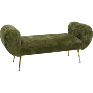 Banc Trono velours vert Kare Design