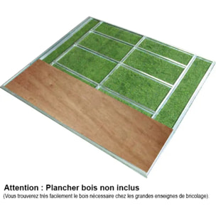 Kit plancher pour abri de jardin Trigano de 6,54 m²