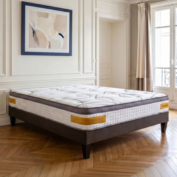 Matelas Copenhague, Soutien Ferme, 24 cm, Mémoire de Forme & mousse Supersoft