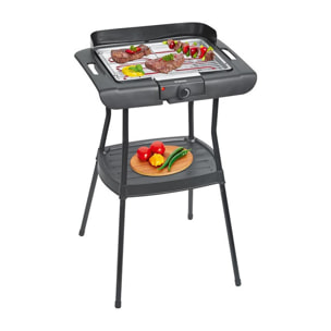 Barbecue Grill électrique sur pieds Bomann BQS 2244 CB Noir