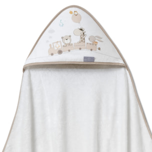 Capa de Baño Don Algodón Bambú Jirafa Tren