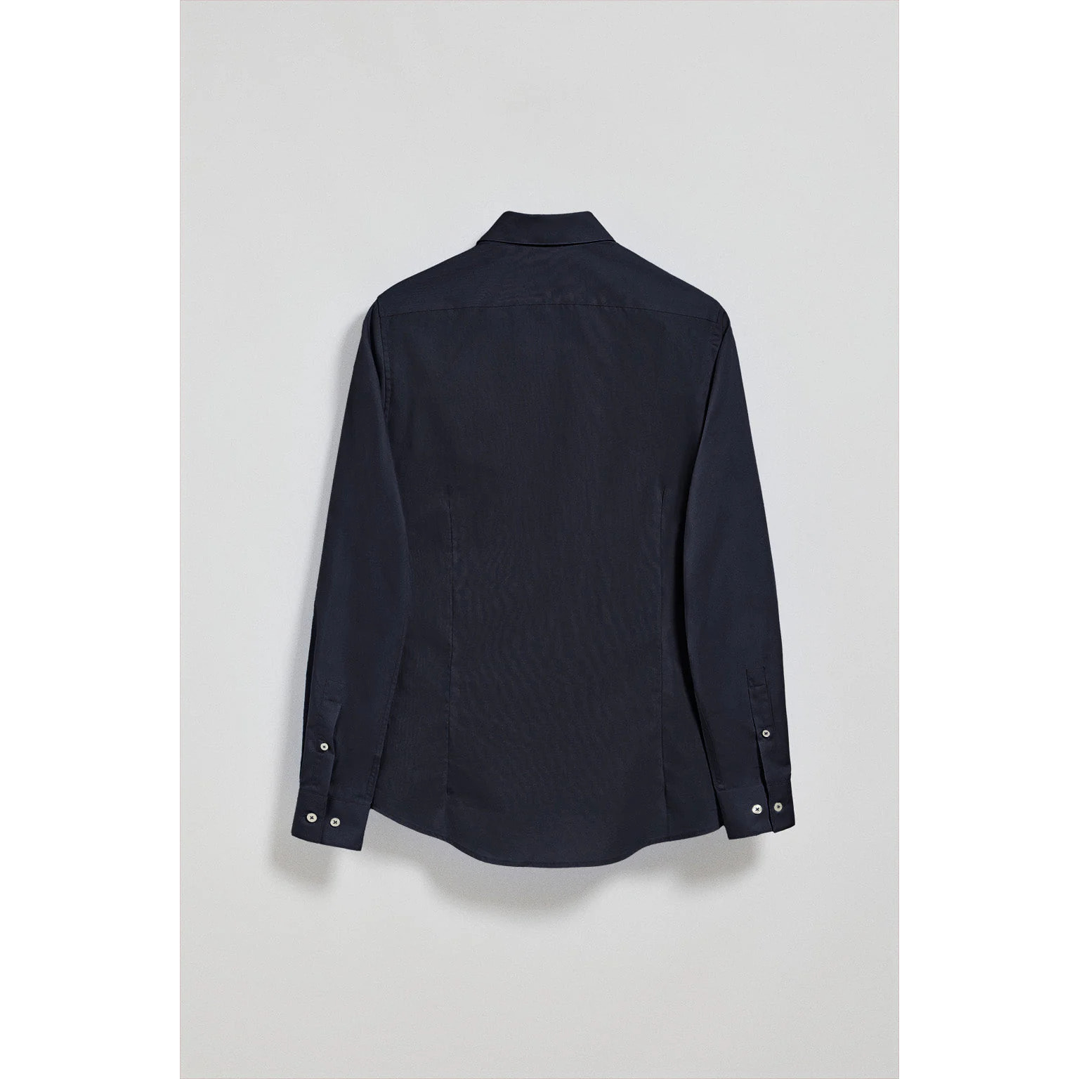 Camisa super slim fit popelín azul marino con logo bordado Polo Club