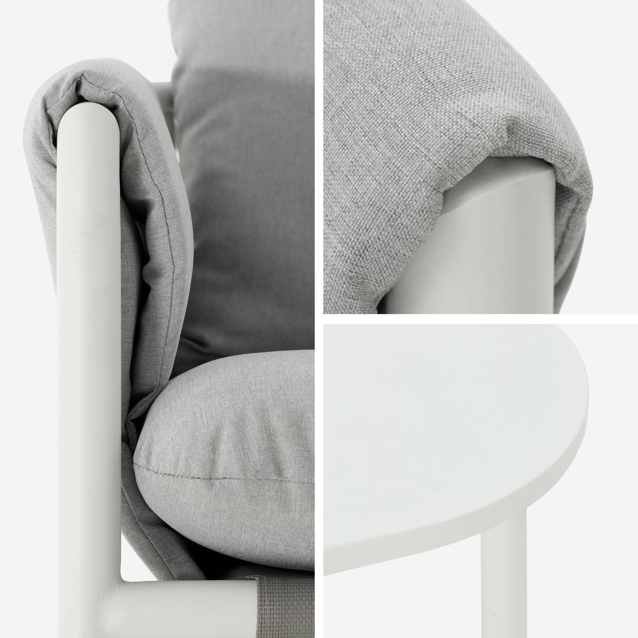 Salon de jardin acier 4 places KYO