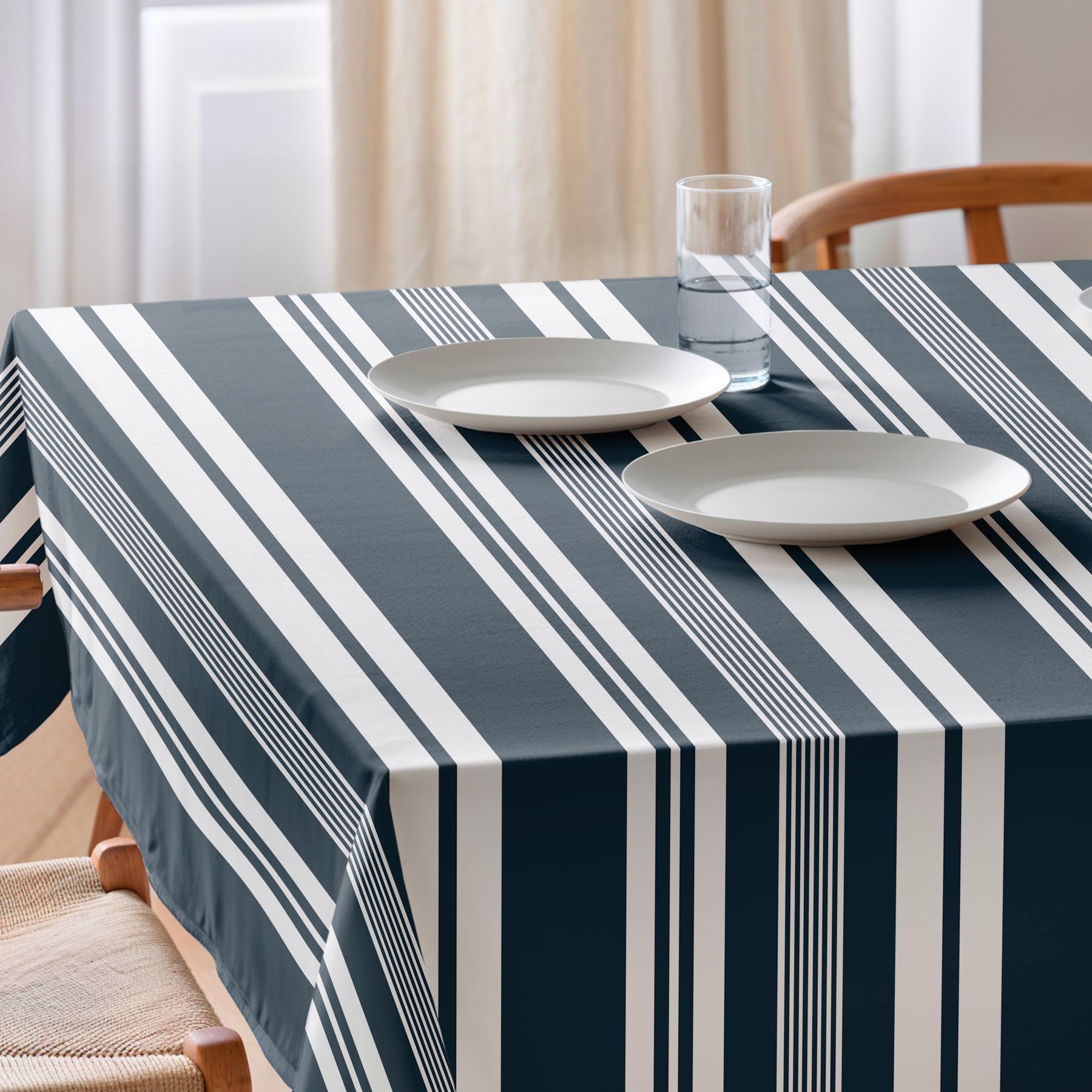 Nappe imprimée anti-tâches KALEA MARIN