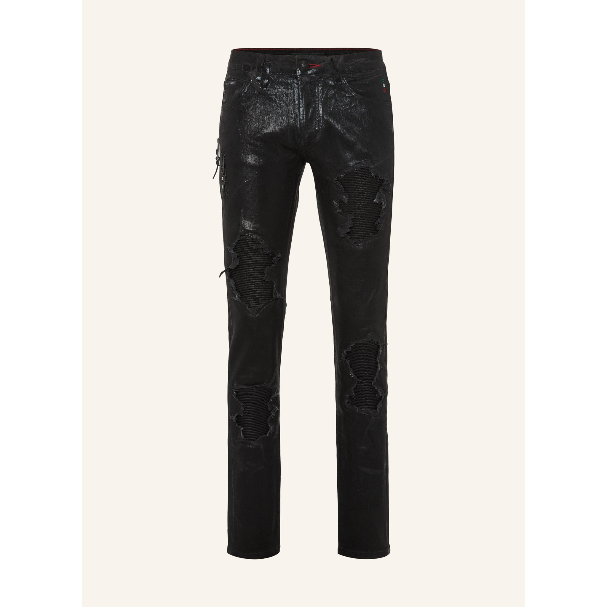 PHILIPP PLEIN Jeans taglio straight CAMOUFLAGE