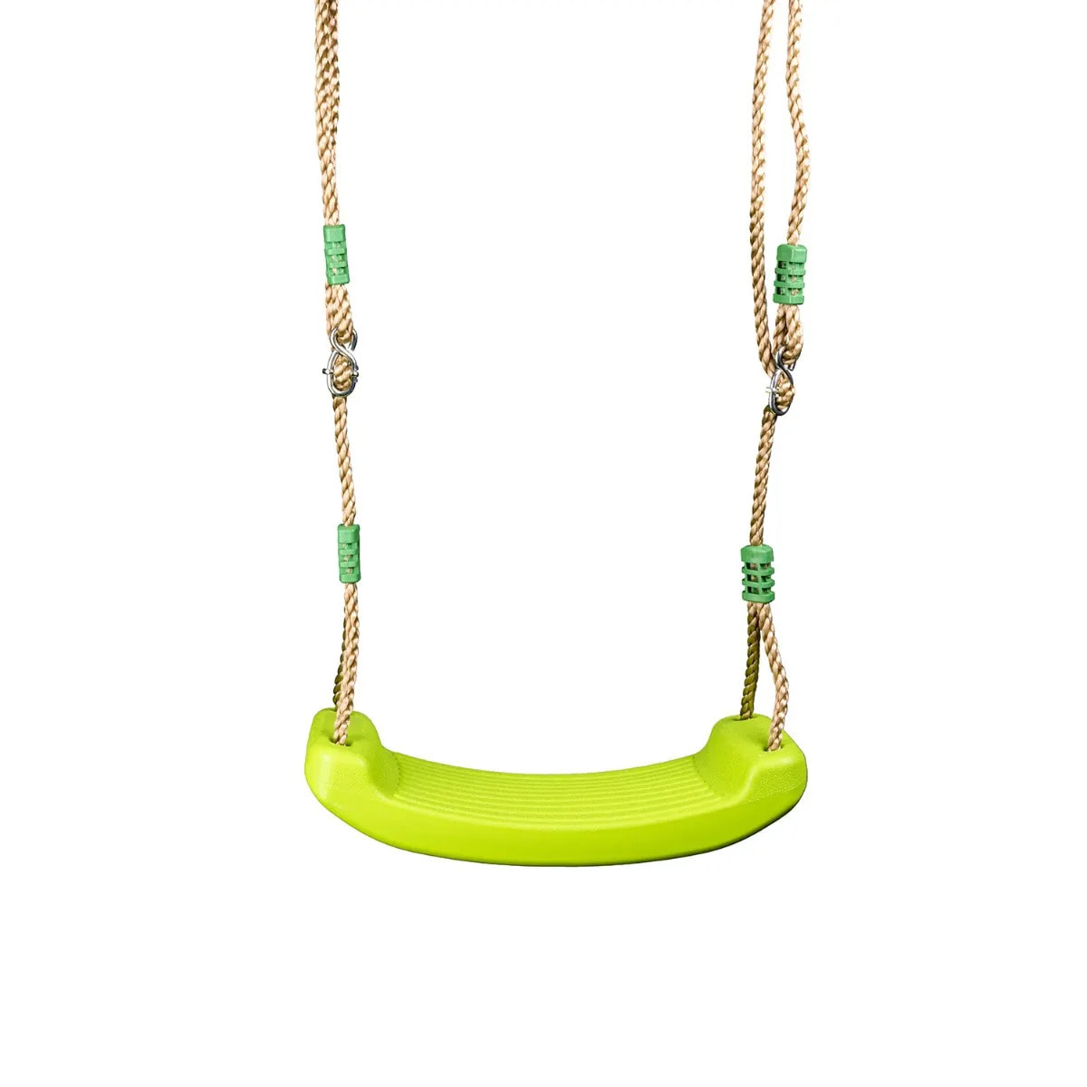 Balançoire en bois 2,30 m Topwood LUMI VERT - 4 enfants