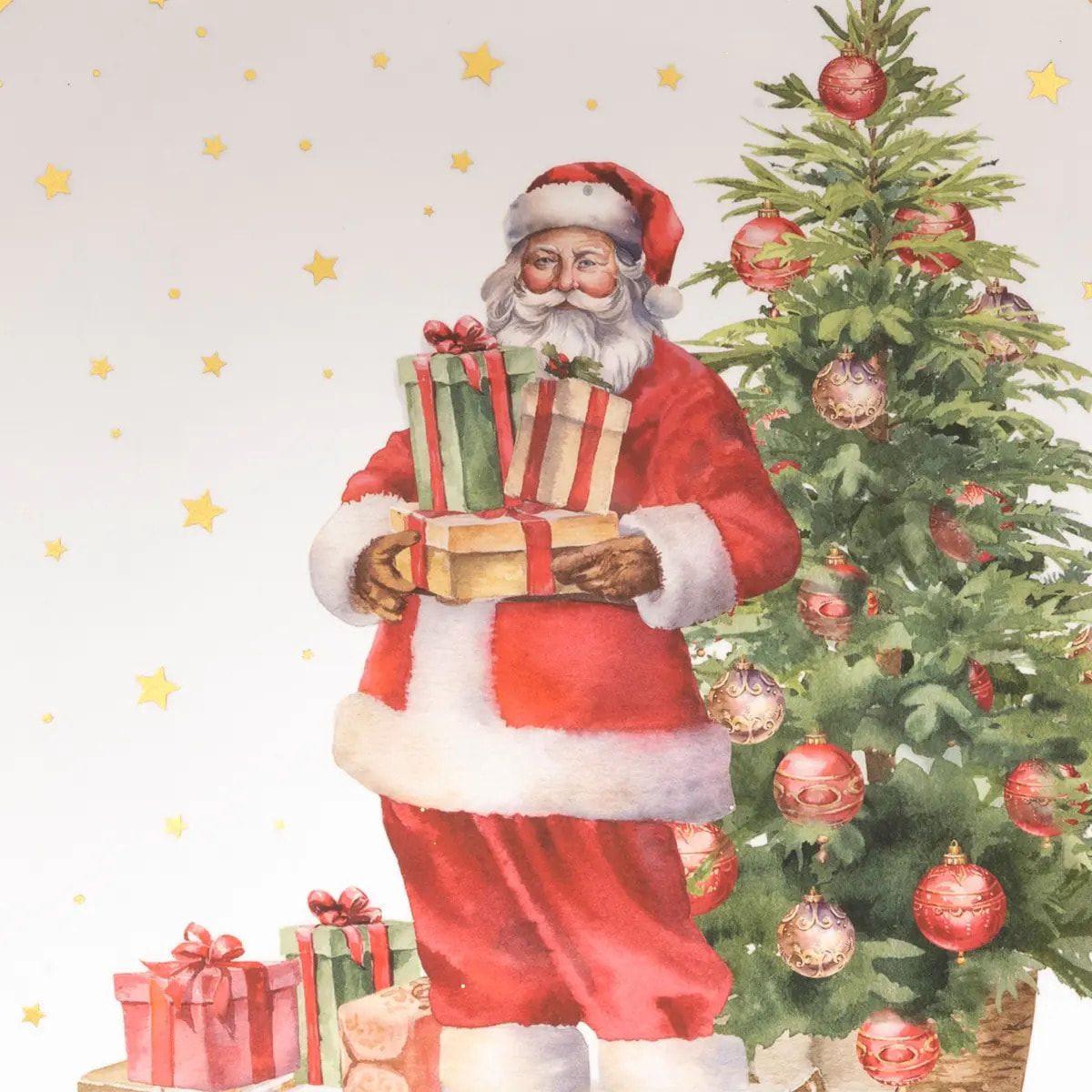 Assiette présentation Père Noël D.33cm