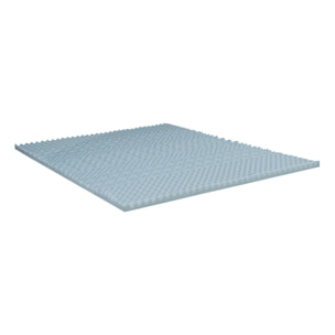 Surmatelas Mémoire de Forme et Gel Refresh, 6 cm, 7 Zones de Confort, Fabrication Française