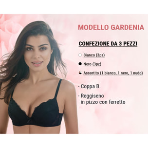 3 Reggiseni Donna Coconuda Art. Gardenia Coppa B