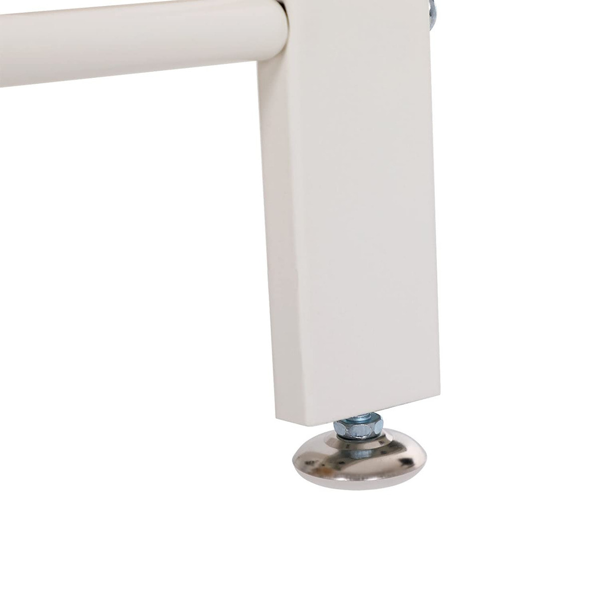 Appendiabiti con Panca e Scarpiera in Metallo Bianco e Legno