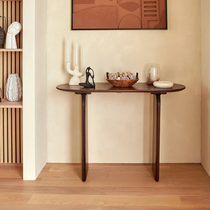 Console Isana marron 110x45cm
