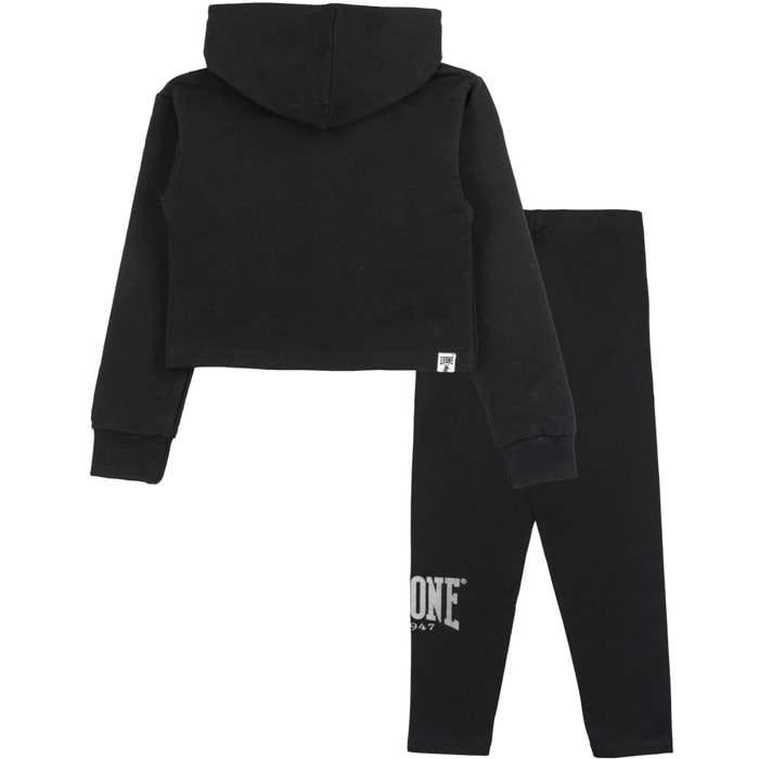 Conjunto niña Leone 1947 Apparel capucha lavanda invierno