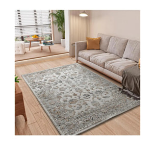 KEOPS Alfombra vintage con relieve multicolor, varias medidas disponibles.