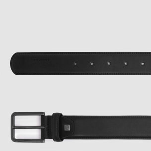 Piquadro Cintura uomo in pelle con fibbia ad ardiglione