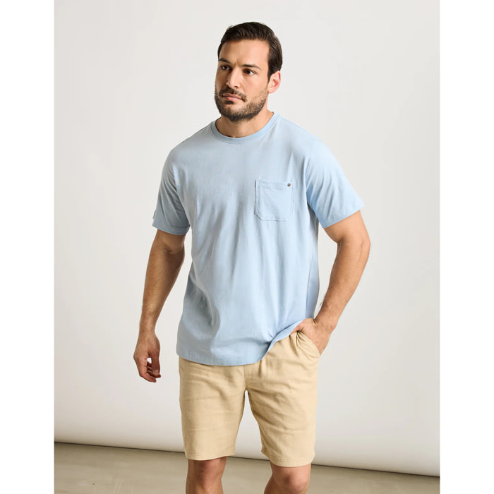 Camiseta Manga Corta Azul Celeste - Astro