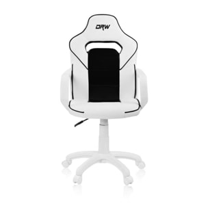 Silla gaming DRW Blanco - Negro DRW