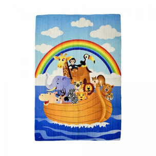 Tapis enfant, kilim reversible fait à la main DACE