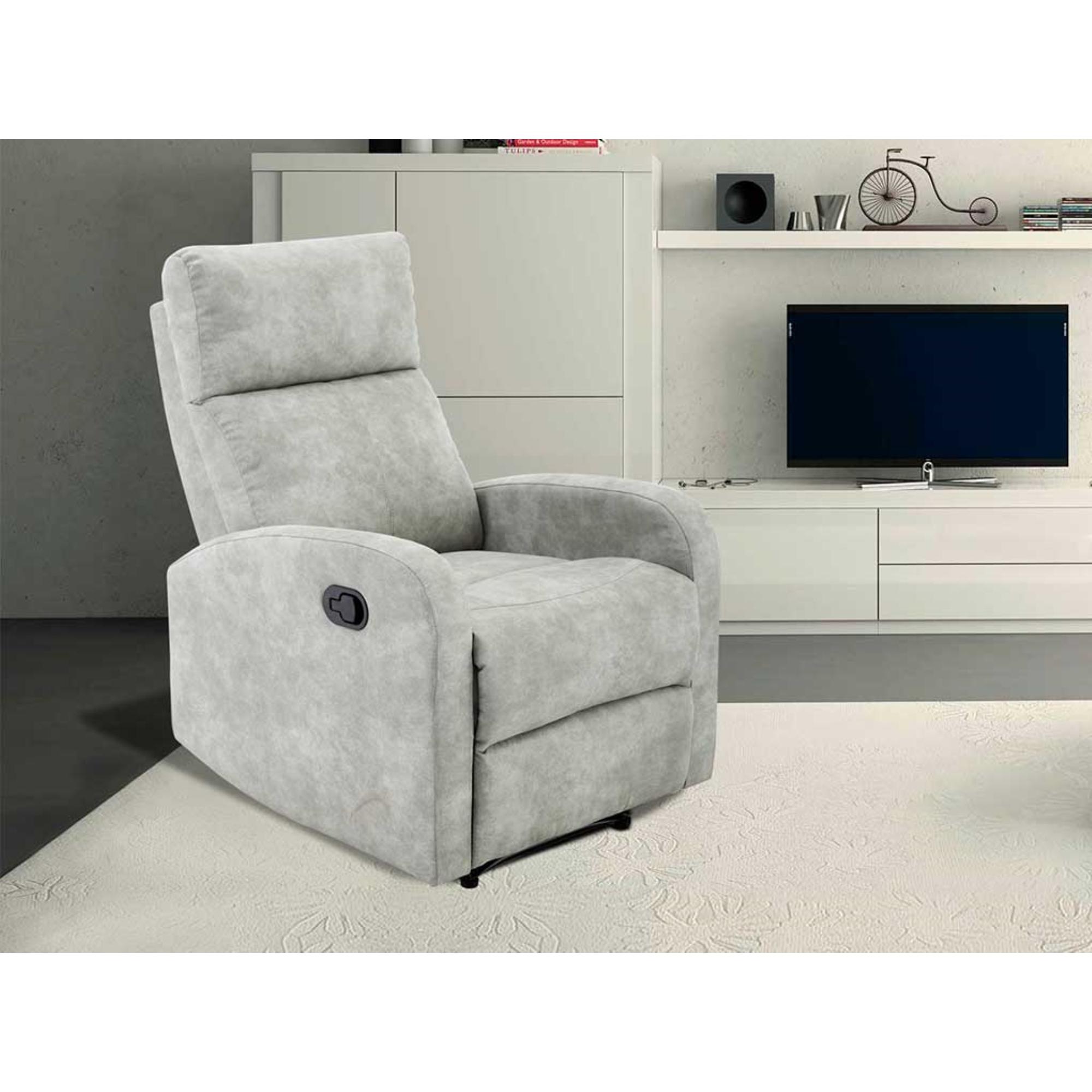 Sillón relax reclinable BRISTOL - 45x49x88cm