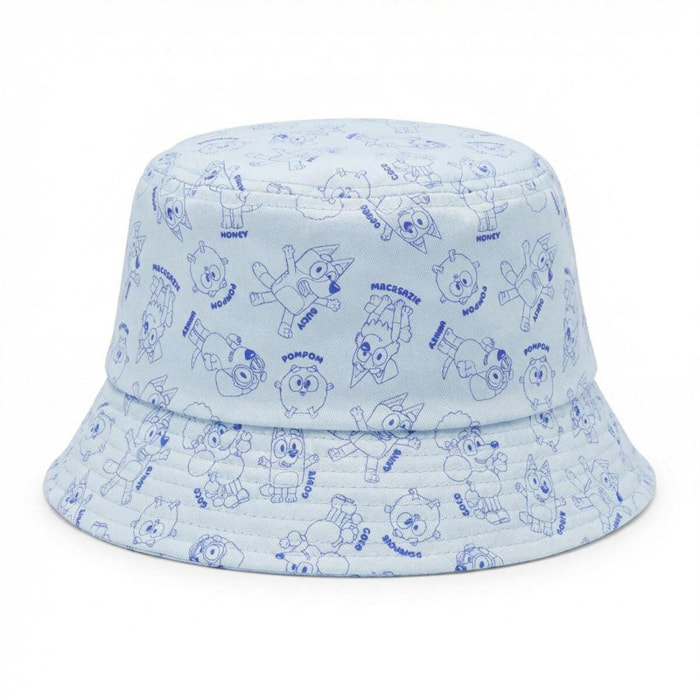 Gorro de Pescador Bluey - Color Azul Claro