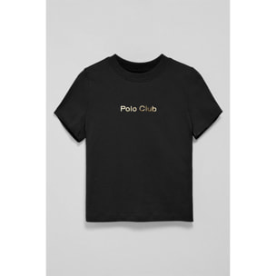 Camiseta Diamond azul marino con print foil Polo Club