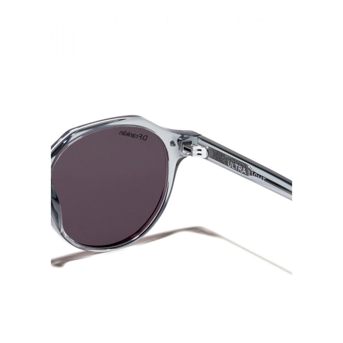 Gafas de Sol Ultra Light S Round Crystal Grey / Black D.Franklin