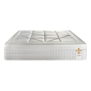 Matelas Vingt-Huit - 28cm - Ressorts ensachés et mémoire de forme - Tensions allégées - Soutien Ferme