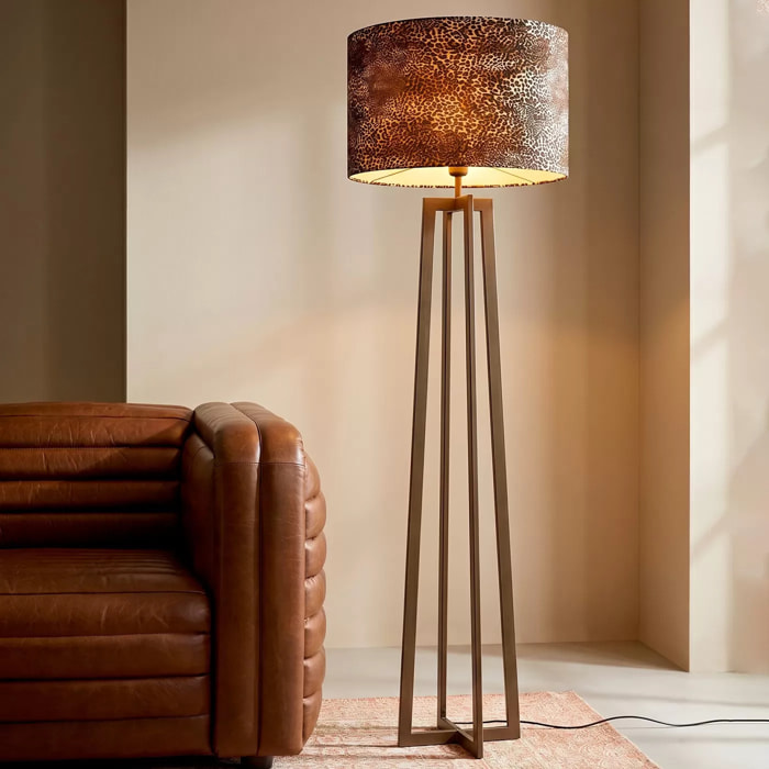 Lampadaire Timon 160cm noir Kare Design